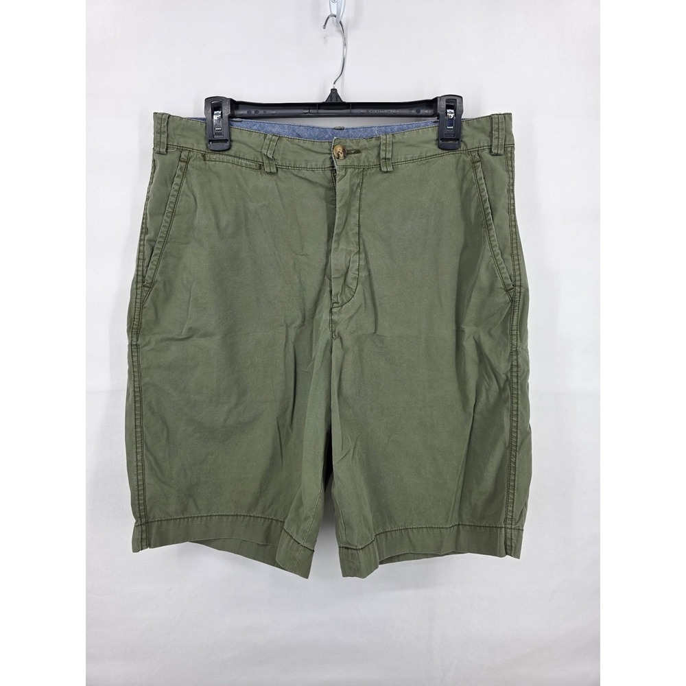 Polo Ralph Lauren Mens Relaxed Fit Chino Shorts Olive Green Cotton Size 32